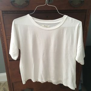Madewell cropped tee